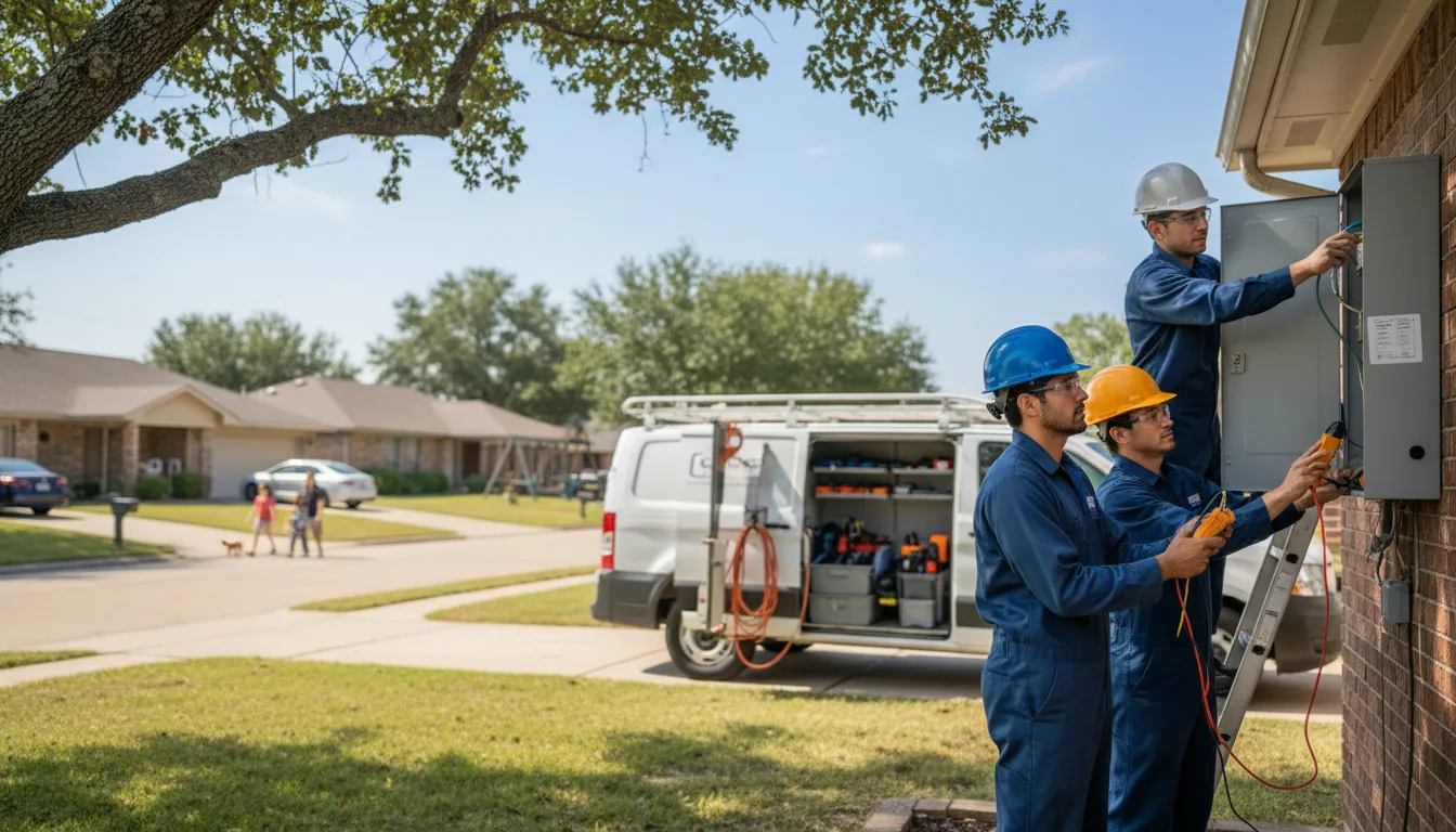 Certified electrician providing emergency electrical services in Hickory, MS